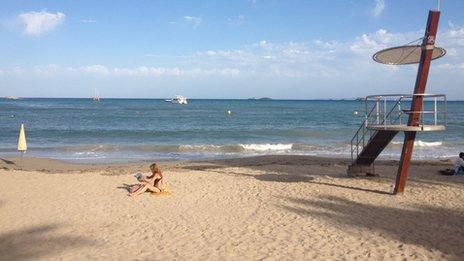 Beach in Ibiza