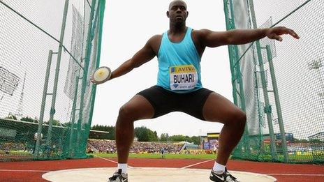 Abdul Buhari, British discus thrower