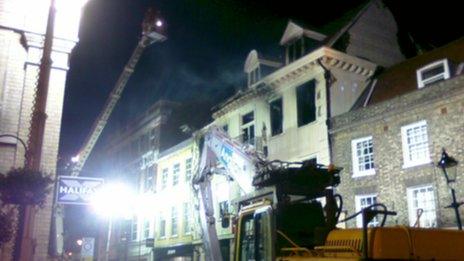 Cupola House fire, Bury St Edmunds