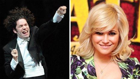 Gustavo Dudamel and Pixie Lott