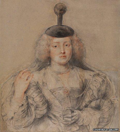 Portrait of Helena Fourment (1630-31) by Peter Paul Rubens image courtesy of The Courtauld Gallery, London