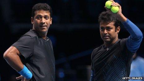 Mahesh Bhupathi and Leander Paes