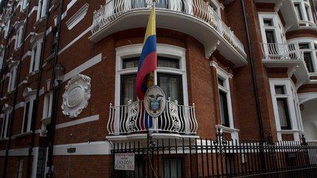 Ecuadorian embassy in London