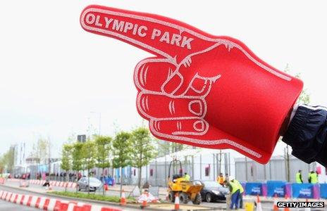 Olympic Park sign