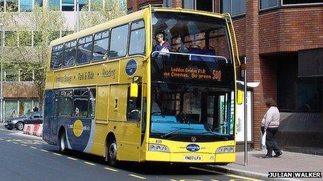 Loddon Bridge park and ride bus