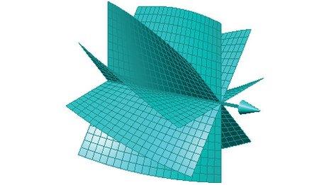 "Twisted light" visualisation