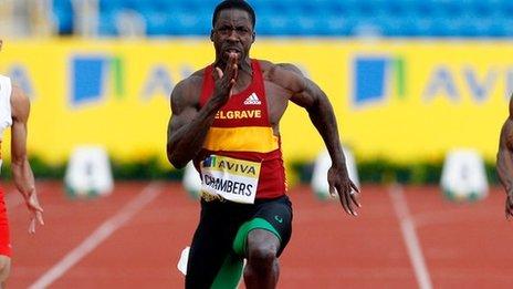 GB sprinter Dwain Chambers