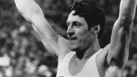 Scottish sprinter Allan Wells