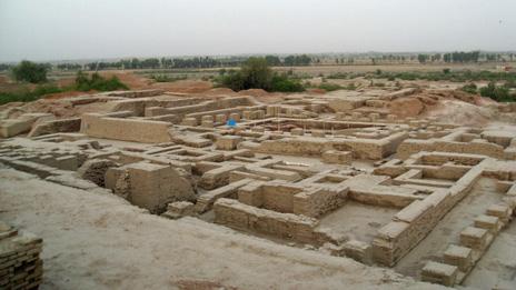 Mohenjo Daro upper town