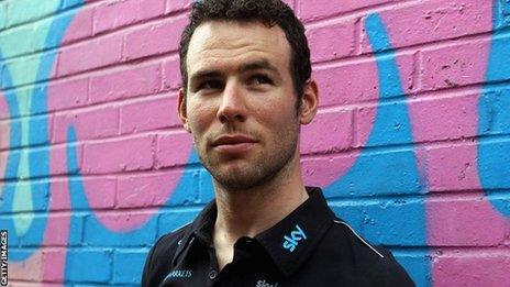 British cyclist Mark Cavendish