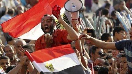 Crowd in Tahrir Square, Cairo, 3 June 12