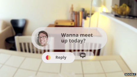 Project Glass demo video screenshot