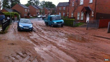 Lagmore Heights flood aftermath