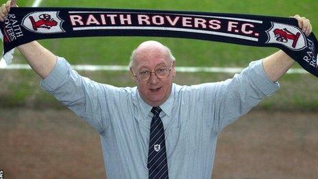 Raith Rovers chairman Turnbull Hutton