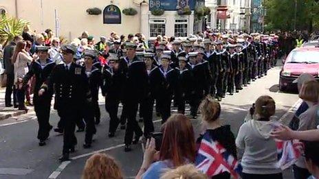 Plymouth parade