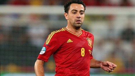 Spain's Xavi