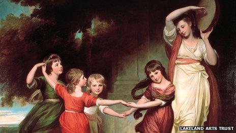 Painted by George Romney