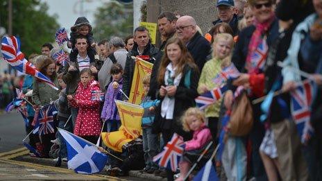 Torch relay in Scotland