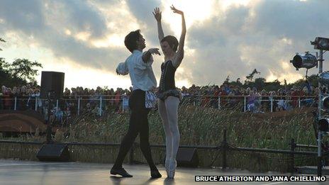 English National Ballet's Carmen at Latitude in 2011 (Photo: Bruce Atherton and Jana Chiellino)