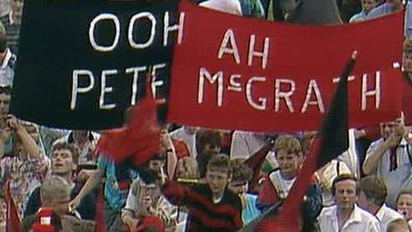 Banner at the 1991 Ulster Final