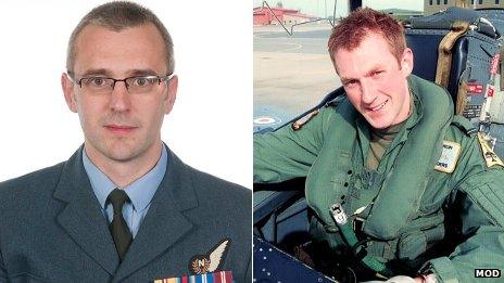 Sqn Ldr Samuel Bailey & Flt Lt Adam Sanders