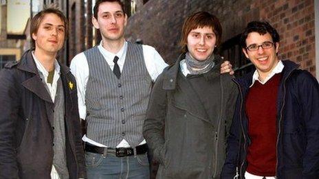 The Inbetweeners: Joe Thomas, Blake Harrison, James Buckley and Simon Bird