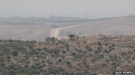 Green Line dividing Israel and the West Bank