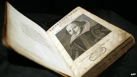 First Folio of Shakespeare's works