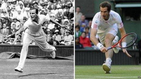 Fred Perry and Andy Murray