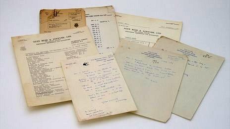 Collection of LS Lowry's personal documents