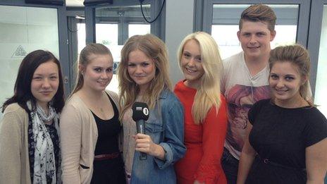 Students at Hylands School and Sixth Form College