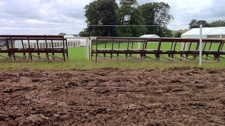 Gatcombe's muddy course