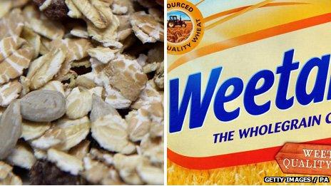 Granola and Weetabix