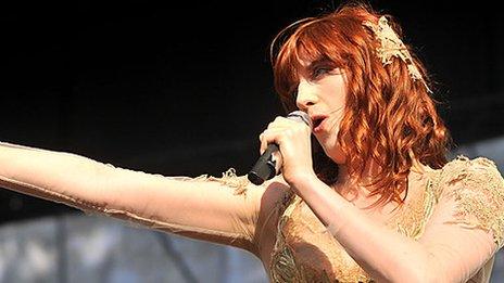 Florence Welch from Florence & The Machine