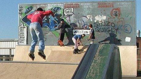 Bury St Edmunds skate park