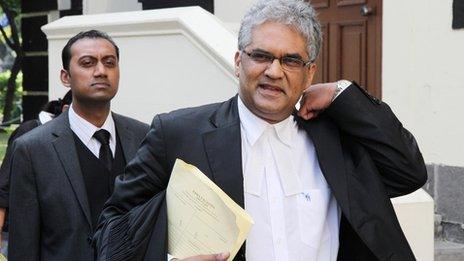 Rama Valayden, defence lawyer for Sandip Moneea