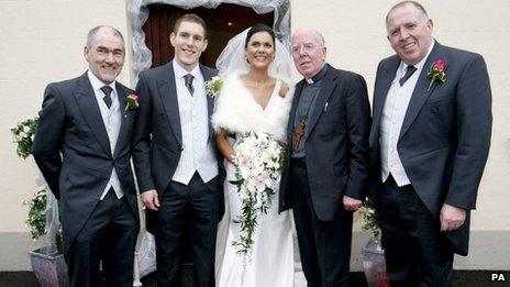 Michaela and John McAreavey's wedding day