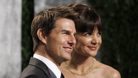 Tom Cruise and Katie Holmes