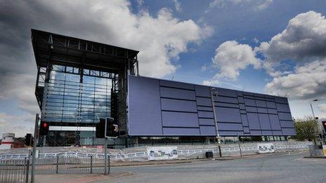 The Queen Elizabeth II Diamond Jubilee Leisure Centre in Leicester