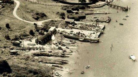 Buckler's Hard during WWII