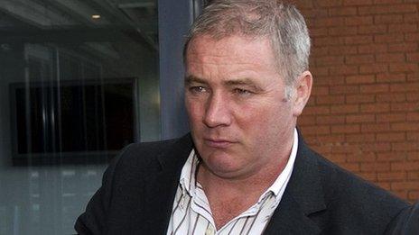 Rangers manager Ally McCoist