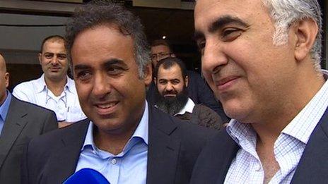 Fawaz Al-Hasawi (left) and Abdulaziz Al-Hasawi