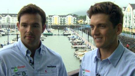 Matt McGovern and Ryan Seaton will compete in the 49er sailing class at the Olympics