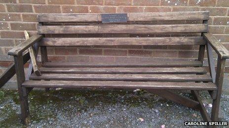 Otterton Mill's bench