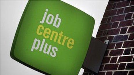 job centre sign