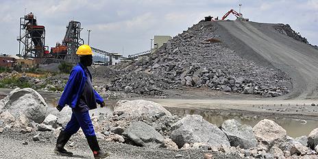 Diamond mine in Koidu