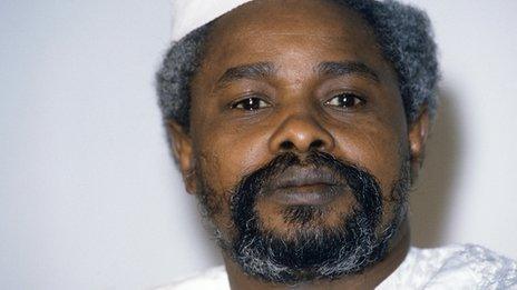 Chad's then-President Hissene Habre, in 1987