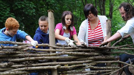 Helpers at St Fagans