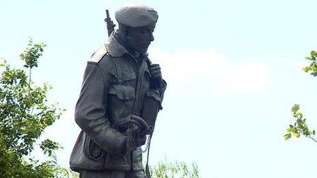 Memorial to the Durham Light Infantry