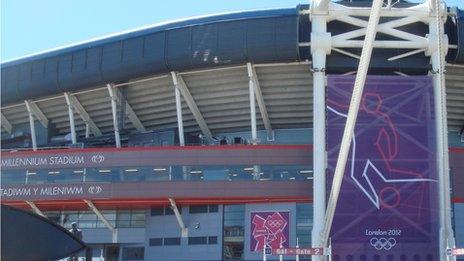 The Millennium Stadium will host 11 football matches during the Olympic Games